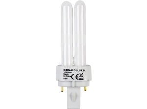  
	Kompakt-luminofoorlamp 10W, Osram Dulux® D, 10W/840/G24d-1,  2-PIN , 010595 
