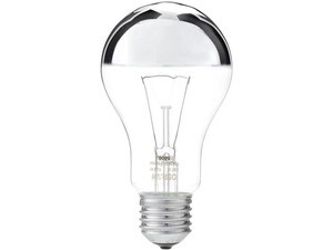  
	Лампа накаливания зеркальная 100 Вт, Osram Decor A Silv 100, 312705 
