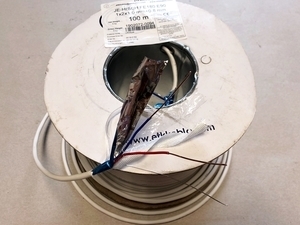  
	Пожаростойкий кабель 1 x 2 x 1 мм + 0,8 мм, JE-H(St)H FE180 E90 
