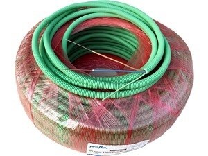  
	 Безгалогенная  труба гибкая гофрированная с проводами 3 G 2,5 мм², Preflex Safe 
