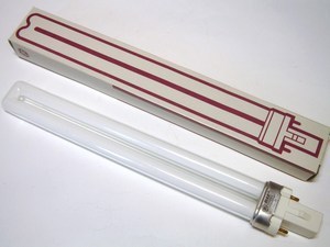  
	Компактная-люминесцентная лампа 11 Вт, Biax S, F11BX/835/G23, General Electric, 37666 
