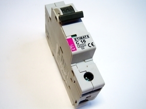  
	Модульный автоматический выключатель 1-фазный, C 25A, ETI, Etimat 6, 110722 
