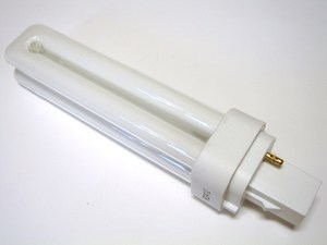  
	Kompakt-luminofoorlamp 18W, Lem-Lux, Long Life D 18W/840/G24d-2,  2-PIN , 48128 
