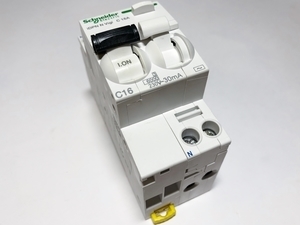  
	Aвтомат тока утечки с автоматическим выключателем 1-фазный, C 16A, 30мA(0,03A), Schneider Electric, Acti 9 iDPN N Vigi, A9D32616, 047199 
