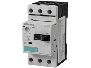  
	Aвтомат защиты электродвигателя 3-фазный 0,55-0,8A, Siemens, 3RV1011-0HA10 
