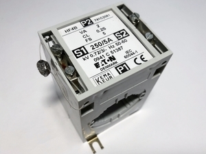  
	Voolutrafo 250/5A, Eaton, HF4B, 741C2081 
