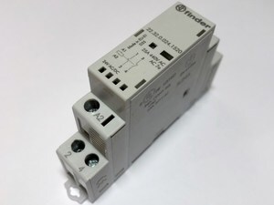 Модульный контактор 2-фазный 25A(4,6кВт), Finder, 22.32.0.024.1520
Модульный контактор 2-фазный 25A(4,6кВт), Finder, 22.32.0.024.1520