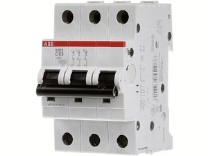  
	Модульный автоматический выключатель 3-фазный C 63A, ABB, S203-C63, 2CDS253001R0634 
