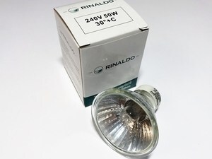  
	Halogeenlamp 50W,  240V , 30°, Rinaldo 
