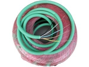  
	 Безгалогенная  труба гибкая гофрированная с проводами 5 G 1,5 мм², Preflex Safe 
