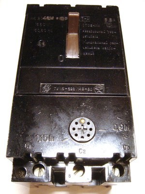  
	Kaitselüliti 3-faasiline, 2,5A, Venemaa, AE2046M 
