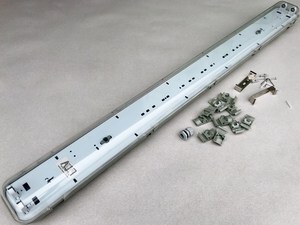  
	Пустой корпус светильника для двух  светодиодных  трубок, YP236, Klif 
