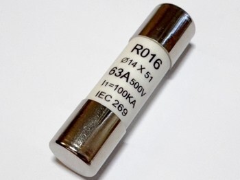 <p>
	Sulavkaitsmed 63A, Ø14x51mm, R016</p>
