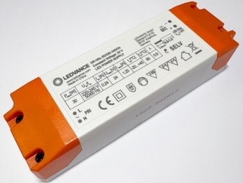 <p>
	Elektrooniline <span style="color:#ff0000;">LED</span> trafo 30W, 24V DC, DR-VAL-30/220-240/24, Ledvance</p>
