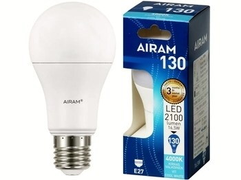 <p>
	LED lamp 16,5W=130W, Airam, 4711566, A60, E27</p>
