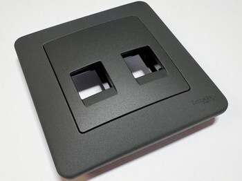 <p>
	Keskplaat 2-ne, Schneider Electric (sari - Sedna Design), SDD114444C arvuti-telefonipesa kate</p>
