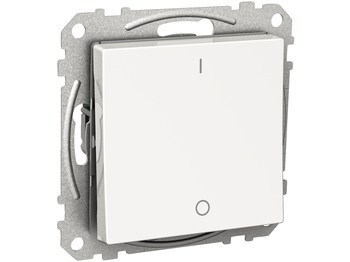 <p>
	Kahepooluseline L+N lüliti(ühe klahviga) süvispaigaldusega Schneider Electric (sari - Exxact) WDE002506</p>
