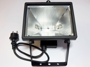 <p>
	Halogeenprozektor max. 500 W, HGV007, must</p>
