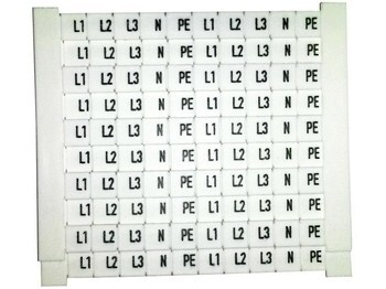 <p>
	Klemmide märgistus DEK 6 FWZ <strong>L1-PE</strong>, Weidmüller, 0631961187</p>
