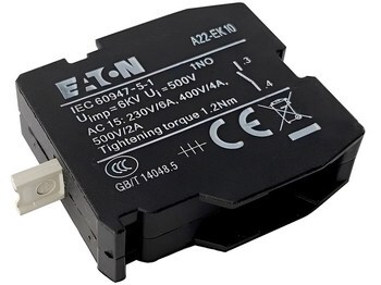 <p>
	Контактный блок 1NO, A22-EK10, Eaton</p>
