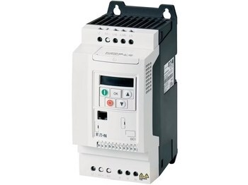 <p>
	Elektrimootori sagedusmuundur 3-faasiline, <span style="color:#ff0000;">4kW</span>, 380V, 9,5А, DC1-349D5FB-A20CE1, Eaton, 185755</p>
