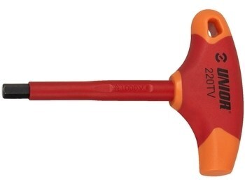 <p>
	Isoleeritud kuuskantvõti <strong>4 mm</strong>, Unior, 220TV, T-käepidemega</p>
