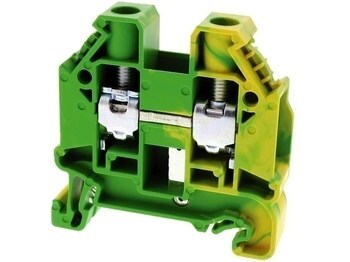 <p>
	Проходная клемма 10 мм², ж/зел, WT 10 PE, Wieland, 58.510.9055.0</p>
