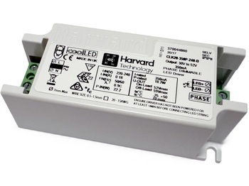 <p>
	Elektrooniline <span style="color: #ff0000">LED</span> trafo 18,2W, 350mA, 30-52V, CLK20-350P-240-B, Harvard, 370044860</p>
