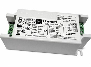 <p>
	Elektrooniline <span style="color: #ff0000">LED</span> trafo 17W, 350mA, 48V, CLK350A-240-B, Harvard, 370026808</p>
