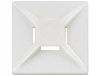 <p>
	Kaablisideme alus <strong>13x13mm</strong> liimiga, valge</p>
