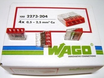 <p>
	Ostan Wago klemme 4 x 2,5 mm²</p>
