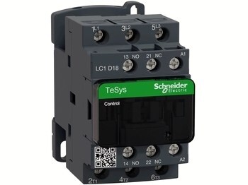 <p>
	Kontaktor 3-faasiline 32A(20kW), LC1D18P7, Schneider Electric, 034953</p>
