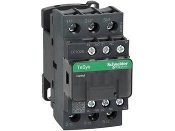 <p>
	Kontaktor 3-faasiline 40A(26kW), LC1D25P7, Schneider Electric, 034995</p>
