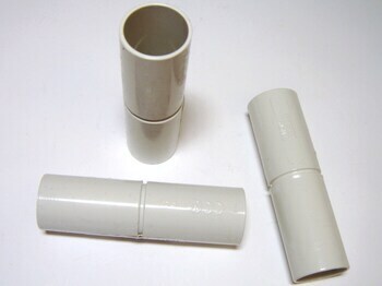 <p>
	Jätkumuhv Ø20mm, hall, Fränkische, SMSKu-E, 22250020</p>
