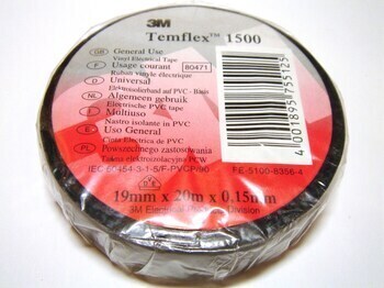 <p>
	Изолента 19ммx20м, чёрная, HellermannTyton, 710-00155</p>

