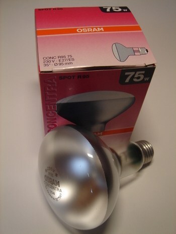 <p>
	Оstan tagapeegelhõõglampe 75 W, Philips, Osram, General Electric, Tungsram, Sylvania</p>
