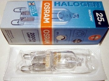 <p>
	Halogeenpirn 25 W, 230V, Osram, 65925</p>
