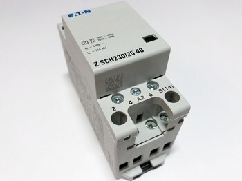 <p>
	Модульный контактор 3-фазный 25A(17кВт), Z-SCH230/25-40, Eaton, 248847</p>
