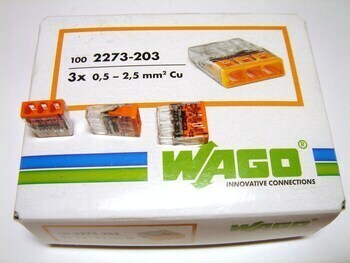 <p>
	Klemmid Wago 3 x 0,5-2,5 mm², 2273-203</p>
