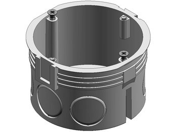 <p>
	Seadmetoos kiviseina Ø71x45mm, hall, EKK8, Enko, 001326</p>
