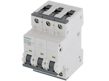 <p>
	Moodulkaitselüliti 3-faasiline C 10A, Siemens, 5SY6310-7</p>
