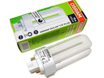 <p>
	Kompakt-luminofoorlamp 18 W, Osram Dulux T/E Plus, 18W/840/GX24q-2, <span style="color: #ff0000">4-PIN</span>, 342221</p>
