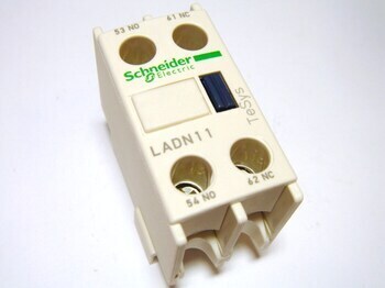 <p>
	Дополнительные контакты на верх 1NO + 1NC, LADN11, Schneider Electric, 038383</p>
