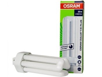 <p>
	Kompakt-luminofoorlamp 32 W, Osram Dulux T/E Plus, 32W/840/GX24q-3, <span style="color:#ff0000;">4-PIN</span>, 348568</p>
