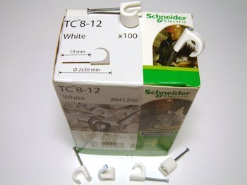 <p>
	Скобы с гвоздём TC 8-12, Schneider Electric, 2041200</p>
