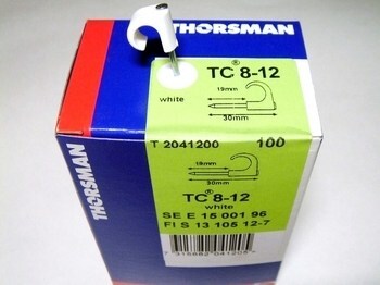 <p>
	Kaablikinnitus naelklambrid TC 8-12, Schneider Electric, 2041200</p>
