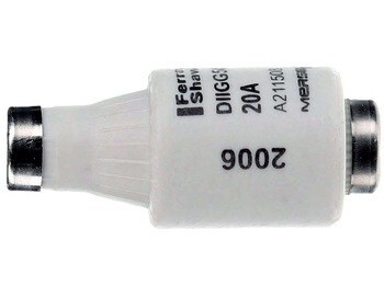 <p>
	Плавкие предохранители 20A, DIIGG50V20, Mersen, A211508</p>
