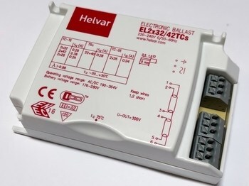 <p>
	Elektrooniline ballast 2x26/32/42 W, Helvar, EL2x32/42TCs</p>
