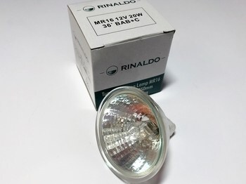 <p>
	Halogeenlamp 20W, 12V, 36°, Rinaldo</p>
