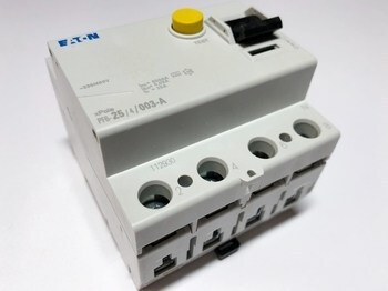 <p>
	Rikkevoolukaitse 3-faasiline 25 A, 30mA(0,03A), Eaton, PF6-25/4/003-A, 112930</p>
